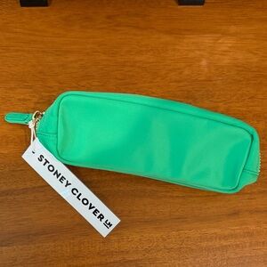Stoney Clover Lane Green Zipper Pouch